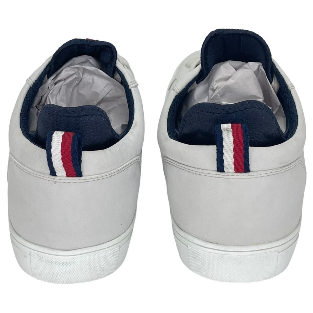 Tommy Hilfiger McNeil Cream Faux Leather Mens Sneakers 12M - Picture 11 of 16